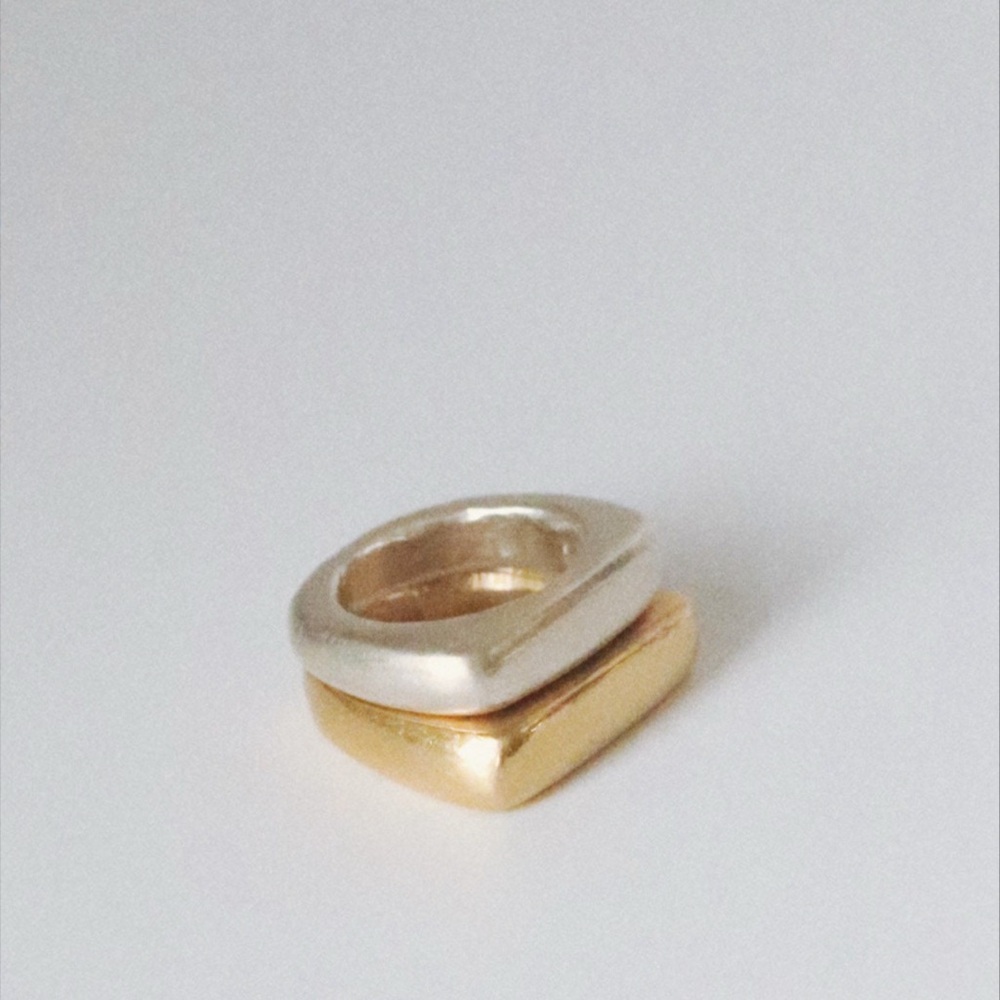Sterling Silver Signet Ring - Hand Carved